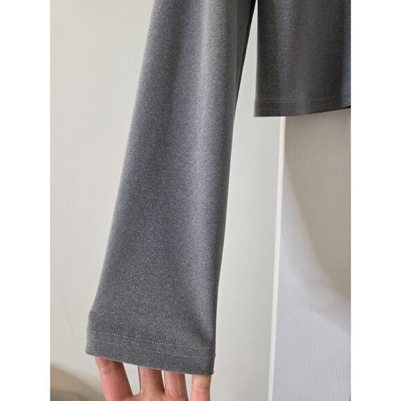 Simpli  Grey Crop Open Cardigan 8 - Picture 3 of 6